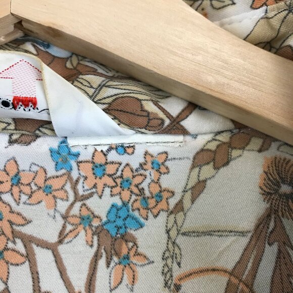 Vintage 1960s Women's LADY ARROW Floral Print Shirt size M - Picture 4 of 8